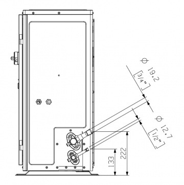 Conexiuni Copeland EasyCool ZXDE-030E-TFD-454